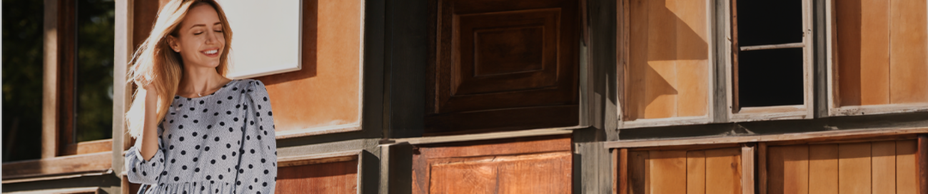 Women's White Polka Dot Dresses