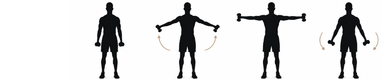 instructions to do dumbbell lateral raises