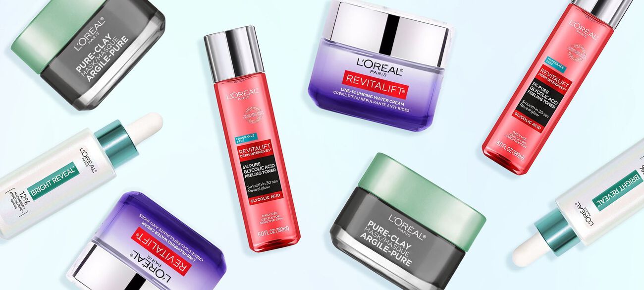 L'oreal product and make up