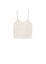 Mango - light beige Knitted cropped top, Women Mango - light beige Knitted cropped top, Women
