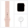 APPLE - Apple Watch SE GPS 40mm Gold Aluminium Case with Pink Sand Sport Band APPLE - Apple Watch SE GPS 40mm Gold Aluminium Case with Pink Sand Sport Band