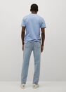 Mango - medium blue Sustainable cotton basic T-shirt, Men Mango - medium blue Sustainable cotton basic T-shirt, Men