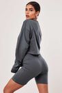 Missguided - Dark Grey Charcoal Cycling Shorts Missguided - Dark Grey Charcoal Cycling Shorts