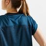 DOMYOS - M/L Women's Cardio Fitness T-Shirt 120 - /Printed, Dark Blue DOMYOS - M/L Women's Cardio Fitness T-Shirt 120 - /Printed, Dark Blue