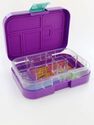 MUNCHBOX - Munchbox Maxi 6 Lunchbox Purple Peacock MUNCHBOX - Munchbox Maxi 6 Lunchbox Purple Peacock