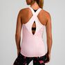 DOMYOS - M/L 520 Women's Cardio Fitness Tank Top - /Pale, Multi Colour DOMYOS - M/L 520 Women's Cardio Fitness Tank Top - /Pale, Multi Colour