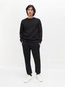 Reserved - Black Minimalist Style Sweatshirt, Men Reserved - Black Minimalist Style Sweatshirt, Men