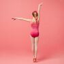 DOMYOS - 6-7Y 500 Artistic Gymnastics Sleeveless Leotard, Light Pink DOMYOS - 6-7Y 500 Artistic Gymnastics Sleeveless Leotard, Light Pink