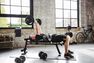 DOMYOS - 120 Cm Weight Training Curl Bar 28 Mm 1.20 M - Light Grey DOMYOS - 120 Cm Weight Training Curl Bar 28 Mm 1.20 M - Light Grey