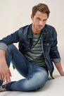Salsa Jeans - Blue Blue striped t-shirt Salsa Jeans - Blue Blue striped t-shirt