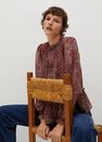 Mango - rust - copper Floral print blouse Mango - rust - copper Floral print blouse