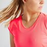 DOMYOS - S Slim Fitness T-Shirt - Black DOMYOS - S Slim Fitness T-Shirt - Black
