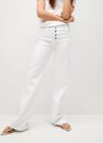 Mango - white Wide leg high waist jeans Mango - white Wide leg high waist jeans