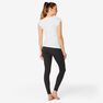 NYAMBA - W26 L30 Fit+ 500 Women's Slim-Fit Stretching Leggings AOP, Grey NYAMBA - W26 L30 Fit+ 500 Women's Slim-Fit Stretching Leggings AOP, Grey