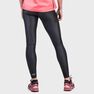 KALENJI - W28 L30 Women's Jogging Tights Run Dry+ - Mottled, Black KALENJI - W28 L30 Women's Jogging Tights Run Dry+ - Mottled, Black