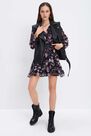 Mohito - Chiffon Floral Dress - Black Mohito - Chiffon Floral Dress - Black