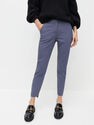 Reserved - Blue Drawstring Waist Chino Trousers, Women Reserved - Blue Drawstring Waist Chino Trousers, Women