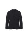 Mango - navy Slim-fit cotton suit jacket, Men Mango - navy Slim-fit cotton suit jacket, Men