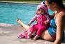 NABAIJI - Baby Poncho With Hood Pink Unicorn Print - Pastel Pink NABAIJI - Baby Poncho With Hood Pink Unicorn Print - Pastel Pink