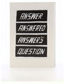 USTUDIO DESIGN LTD - Ustudio Questions Answered Bigger Smaller Funnier A5 Notebook USTUDIO DESIGN LTD - Ustudio Questions Answered Bigger Smaller Funnier A5 Notebook