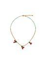 Mango - Gold Beaded Cord Necklace, Kids Girl Mango - Gold Beaded Cord Necklace, Kids Girl
