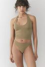 Urban Outfitters - Khaki Out From Under Cindy Solid Thong, Women Urban Outfitters - Khaki Out From Under Cindy Solid Thong, Women