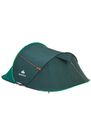 QUECHUA - 2 seconds camping tent 3 person green QUECHUA - 2 seconds camping tent 3 person green
