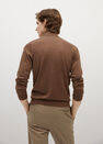 Mango - medium brown 100% merino wool washable sweater Mango - medium brown 100% merino wool washable sweater