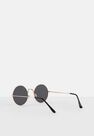 Missguided - Gold Gold Metal Frame Round Sunglasses Missguided - Gold Gold Metal Frame Round Sunglasses