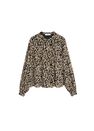 Mango - black Printed flowy shirt Mango - black Printed flowy shirt