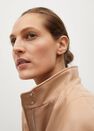 Mango - light beige Faux leather jacket Mango - light beige Faux leather jacket