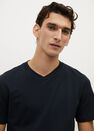 Mango - Navy 100% sustainable cotton t-shirt Mango - Navy 100% sustainable cotton t-shirt