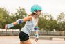 OXELO - 2XS Kids' Set of Inline Skate Protectors Play, Turquoise OXELO - 2XS Kids' Set of Inline Skate Protectors Play, Turquoise