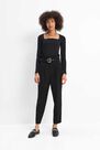 Mohito - Paperbag Design Trousers - Black Mohito - Paperbag Design Trousers - Black