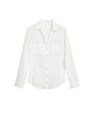 Mango - White Slim Fit Cotton Shirt Mango - White Slim Fit Cotton Shirt