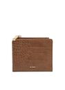 Mango - medium brown Croc-effect wallet, Women Mango - medium brown Croc-effect wallet, Women