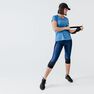 KALENJI - W28 L31 Run Dry+ Feel Women's Running Cropped Bottoms - Black KALENJI - W28 L31 Run Dry+ Feel Women's Running Cropped Bottoms - Black