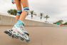 OXELO - EU 32-35 Fit 3 Kids' Fitness Skates, Fluo Blood Orange OXELO - EU 32-35 Fit 3 Kids' Fitness Skates, Fluo Blood Orange