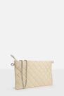 Missguided - Stone Quilted Clutch Bag Missguided - Stone Quilted Clutch Bag