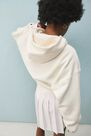 Urban Outfitters - Creme Champion UO Exclusive Logo Patch Hoodie Urban Outfitters - Creme Champion UO Exclusive Logo Patch Hoodie