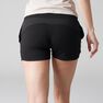 DOMYOS - XL 520 Women's Stretching Shorts - Heathered - Black DOMYOS - XL 520 Women's Stretching Shorts - Heathered - Black