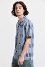 Urban Outfitters - Blue Without Walls Printed Short Sleeve Shirt Urban Outfitters - Blue Without Walls Printed Short Sleeve Shirt
