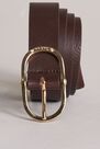 Salsa Jeans - Brown Leather belt with gem buckle Salsa Jeans - Brown Leather belt with gem buckle