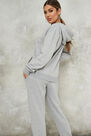 Missguided - Grey Hoodie And Joggers Co Ord Set Missguided - Grey Hoodie And Joggers Co Ord Set