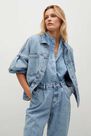Mango - Open blue Denim oversized jacket Mango - Open blue Denim oversized jacket