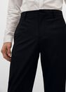 Mango - black Super slim fit suit trousers, Men Mango - black Super slim fit suit trousers, Men