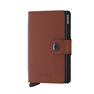 SECRID - Secrid Mini Wallet Matte Brick/Black SECRID - Secrid Mini Wallet Matte Brick/Black