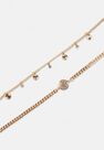 Missguided - Gold Gold Look Geo Chain Bracelet 2 Pack Missguided - Gold Gold Look Geo Chain Bracelet 2 Pack