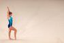 DOMYOS - 12-13Y 500 Artistic Gymnastics Sleeveless Leotard - Light Pink DOMYOS - 12-13Y 500 Artistic Gymnastics Sleeveless Leotard - Light Pink