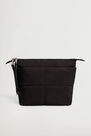 Mango - Black Quilted Cosmetic Bag Mango - Black Quilted Cosmetic Bag